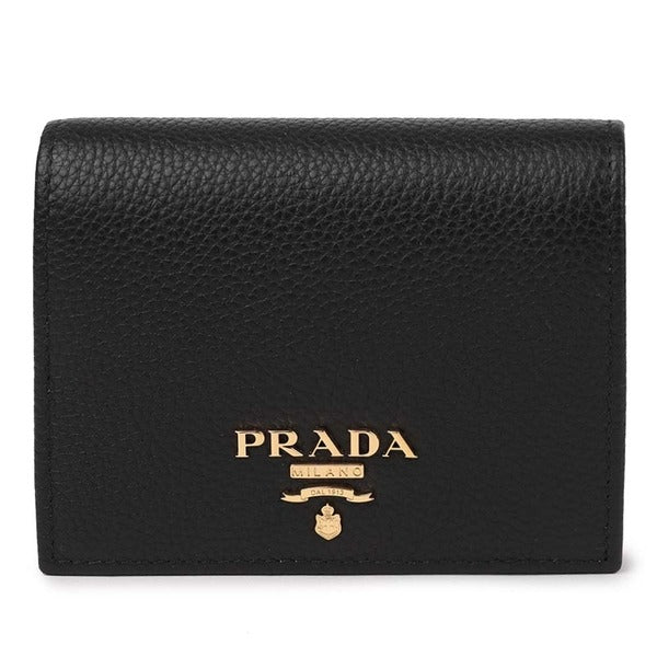 Lafrema Prada Vittel Grain Gold-Plated Logo Wallet 1MV204-2E3A-F0002