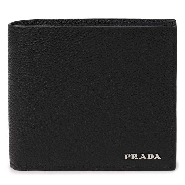 La Prima Prada Micro Grain Logo Coin Wallet 2MO738-2CGS-F0002