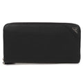 La Prima Prada Triangle Logo Grain Leather Long Wallet 2ML317-2CB2-F0002