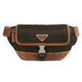Lafirma Prada Linen Suede Belt Bag 2VH176-384-F041O-OBF