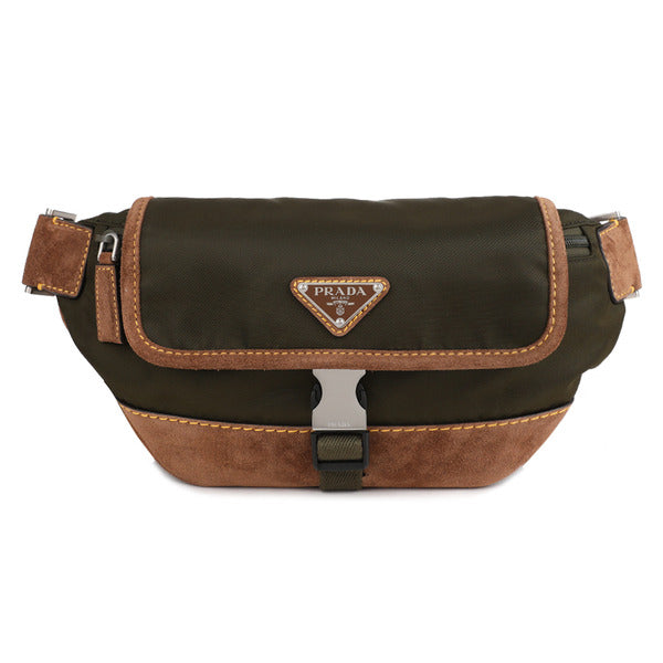 Lafirma Prada Linen Suede Belt Bag 2VH176-384-F041O-OBF