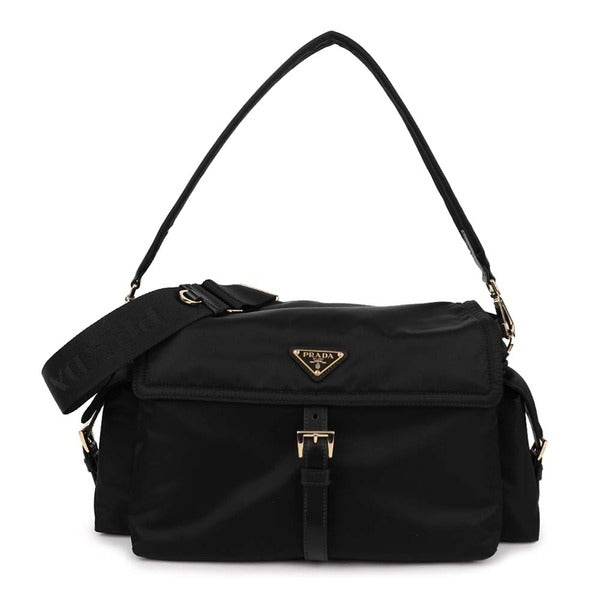 Laf蕾姆 Prada Explore Large Linen Shoulder Bag 1BD391-RDLN-F0002-NOO