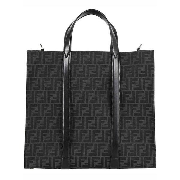 La Prima Fendi FF Fabric Shopper Bag 7VA390 AG0M F0NPN