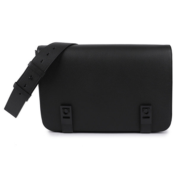 Rafia Ferragamo Messenger Bag 24-1407 NERO 767164