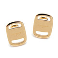 Raffima Ferragamo Bura Play Plate Earrings 76-0220-GD 717127
