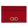 Ferragamo Interchange Card Wallet 22-0007 Lipstick 746668
