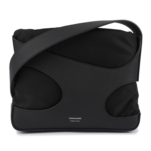 Laurèl Ferragamo Cut Out Detail Crossbody Bag 24-1499 NERO 770081