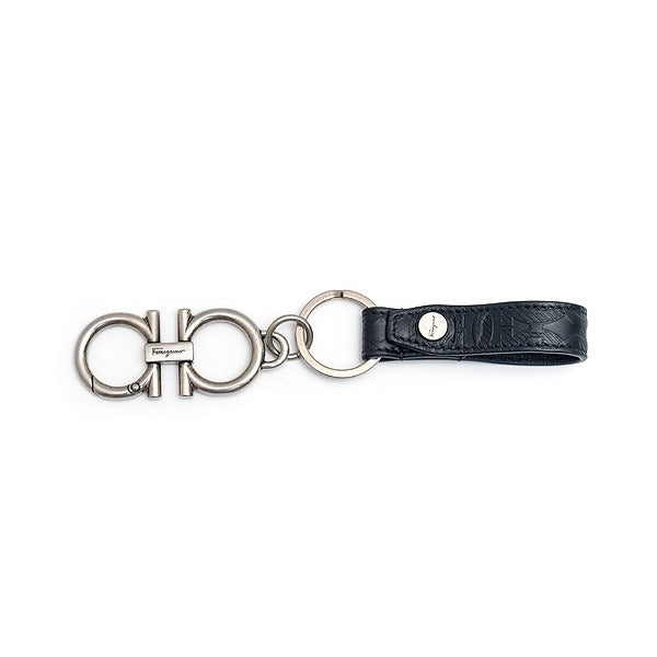 Ferragamo Interlocking G 66-A717 Black 734082
