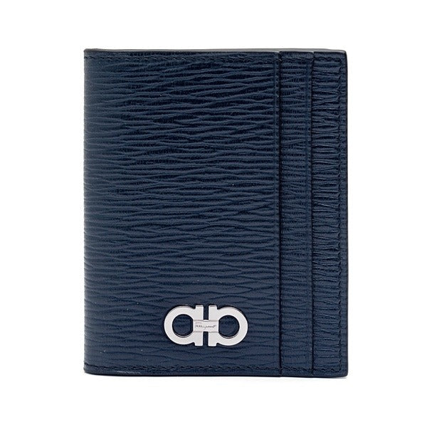 La Prima [FERRAGAMO] Peragamo Revival Ganccio Mini Wallet 66-0371 DEPP OCEAN 744864