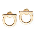 La Prima FERRAGAMO Cancini Earrings 76-0119 GOLD 696429