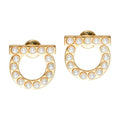 FERRAGAMO 간치니 Perl Earrings 76-0125 GOLD 696581