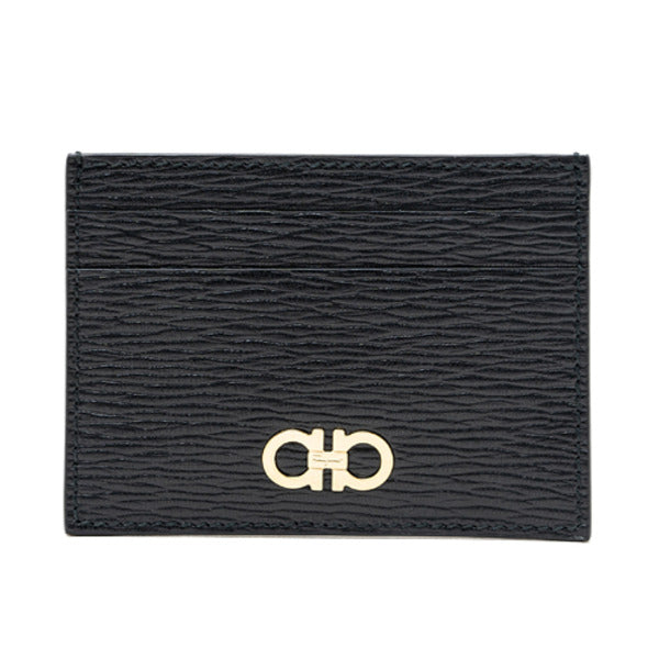 Ferragamo Interval Card Wallet NERO 66-A387 704953