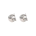 La Prima Ferragamo Gancini Earring 76-0750 SILVER 773698