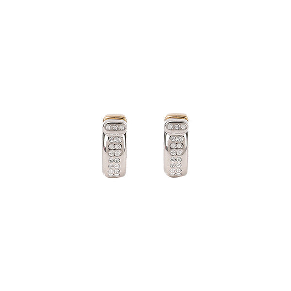 La Prima Ferragamo Ganchini Earrings 76-0582-GOLD 755756