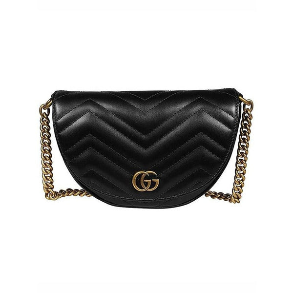 Lafryma Gucci GG Marmont Mattlesse Chain Mini Bag 746431 DTDHT 1000
