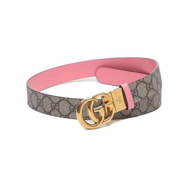 Rafia Gucci GG Marmont Reversible Belt 659417 92TIC 8343