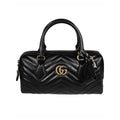 Rafia Gucci GG Marmont Small Top Handle Bag 746319 AABZB 1000