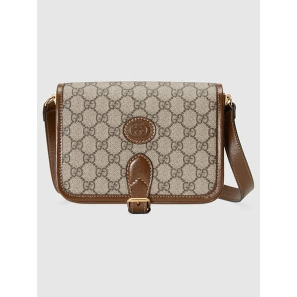 Lafryma Gucci GG Supreme Interlocking G Mini Shoulder Bag 671620 92TCG 8563