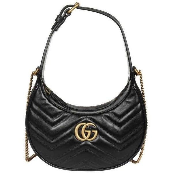 LaPrima Gucci GG Mamont Half Moon Mini Bag 699514 DTDHT 1000