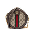 Rafia Gucci Opilia Mini GG Round Shoulder Bag 550618 96I3B 8745