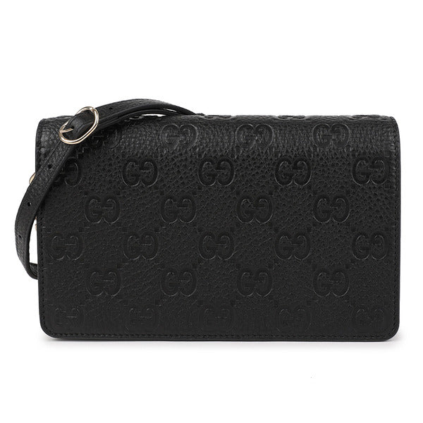 Gucci GG Emblem Chain Shoulder Bag 818705-AAEEM-1000