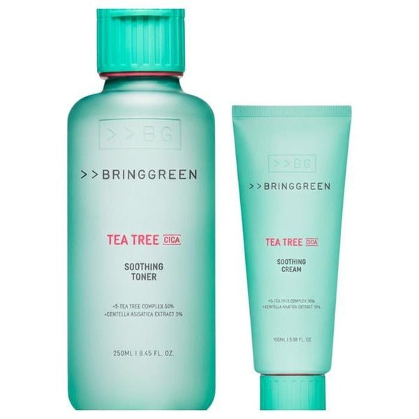 KATYALPHA SHOPPING Bringingreen Tea Tree Moisturizing Toner 250ml+Cream 100ml