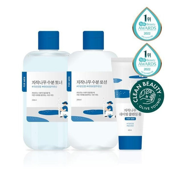 Katy Alpha Shopping RoundLab for Man Walnut Toner 200ml+Lotion 200ml+Shaving Foam 40ml