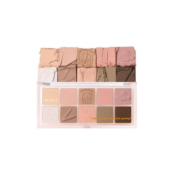 KatyAlphashop Mud Nylon Moment Eyeshadow Palette 7g 7colors