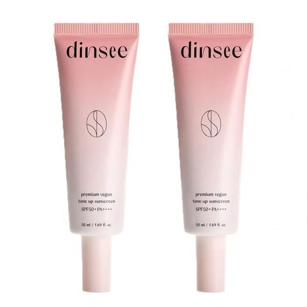 KatieAlphaShop Densi Premium Vegan Tone Up Sun Cream 50ml + 50ml + Cleansing Foam 40ml