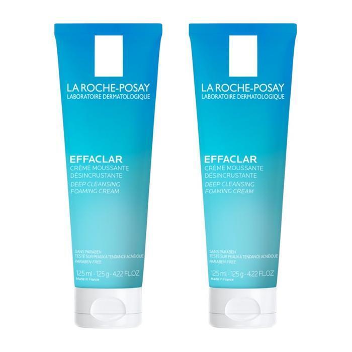 La Roche-Posay Eau Thermale Deep Cleaning Foaming Cream 125ml 2 pieces