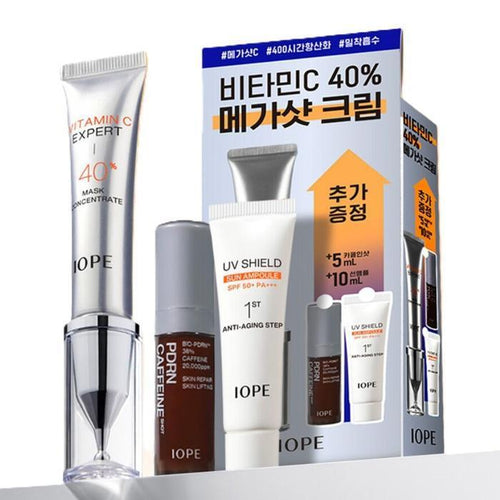 Aipo Vitamin C Expert 40% Mask Concentrate 15g + PDRN 5ml + Serum Ampoule 10ml