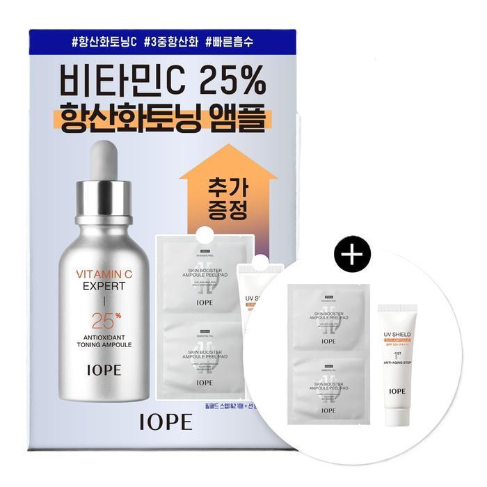 Aphoenix Vitamin C Expert 25% Antioxidant Toning Ampule 23ml+Facepad 1pc+Pre-Ampule 10ml