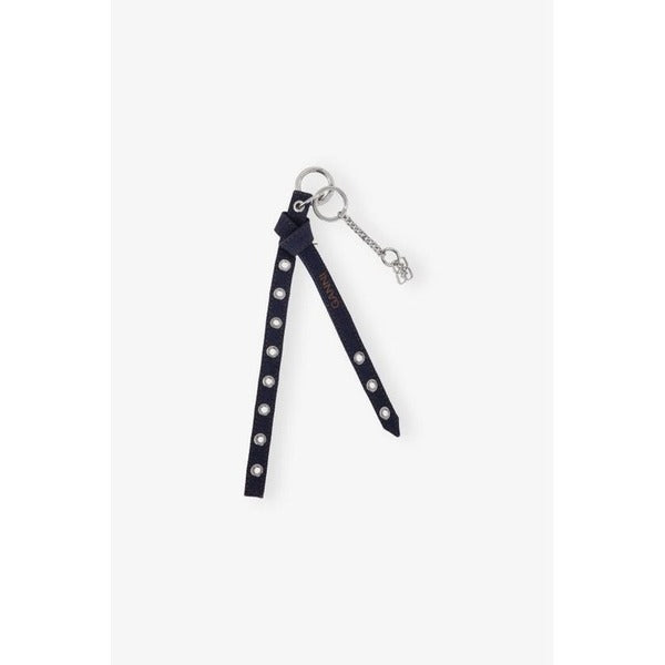 RalphLauren Ganie DARK Navy Eyelet Denim Keyring Dark Eyelet A6260 642