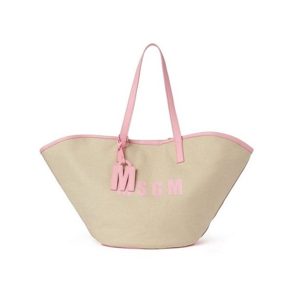 Raphaema MSGM Large Canvas Tote Bag 3641MDZ34 $598