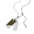 Armani EGS3179040 Logo Tag Necklace