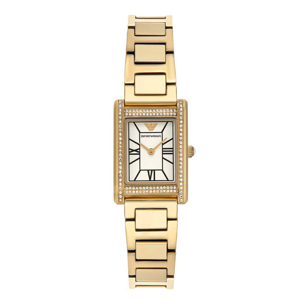 Armani AR11659 (Genni) Jenny Square Women's Metal Watch