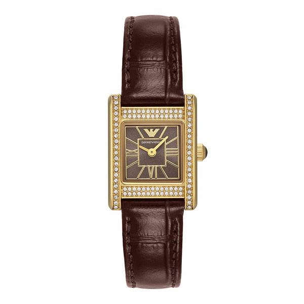 Armani AR11705 (Genni) Jenn Square Women Leather Watch