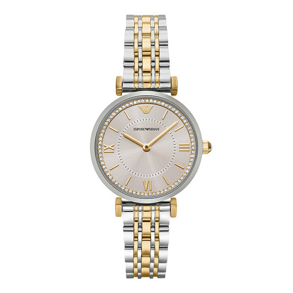 Official Store Armani AR11702 (Gianni) Gianni T-Bar Women's Metal Watch