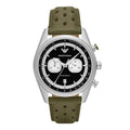Armani AR11709 (Racer) Racing Chronograph Men's Leather Watch