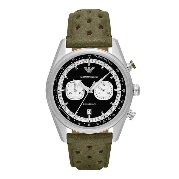 Armani AR11709 (Racer) Racing Chronograph Men's Leather Watch