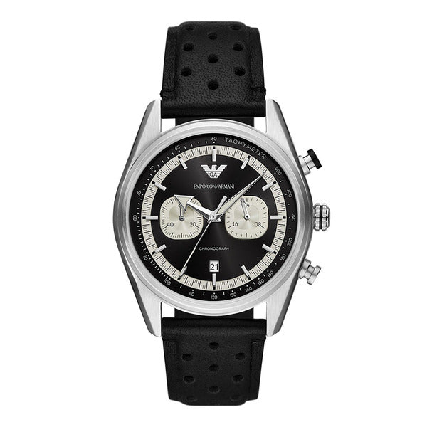 Armani Racing Chronograph Male Leather Watch AR11635