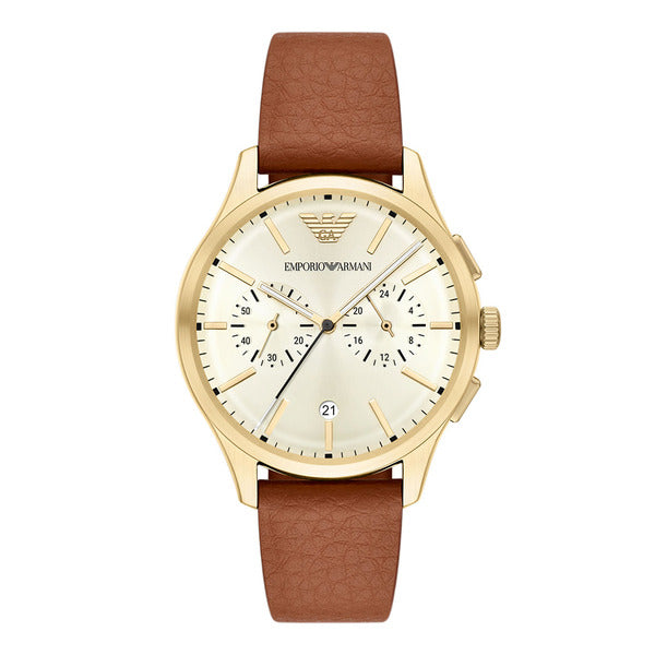 Armani AR11714 (Dario) Dario Chronograph Male Leather Watch