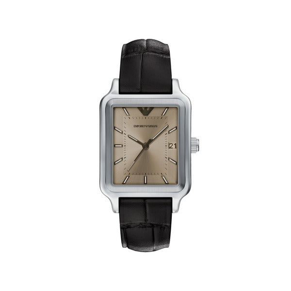 Armani Square Men's Leather Watch AR11756