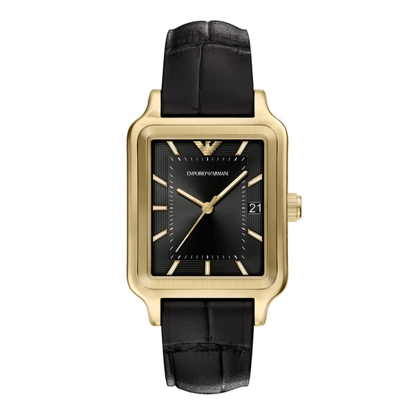 Armani Square Men's Leather Watch AR11757