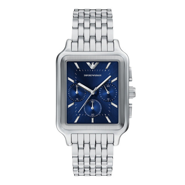 [Official Headquarters] Armani AR11750 (Diego) Diego Chronograph Square Men's Metal Watch