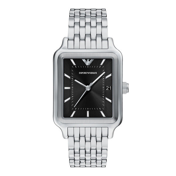 Armani AR11755 (Diego) Diego Square Men's Metal Watch