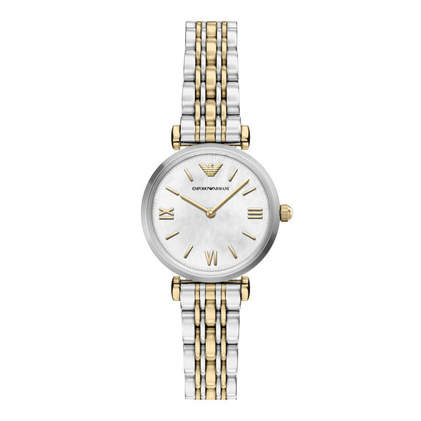 Official Store Armani AR11769 Mother-of-pearl Women's Metal Watch