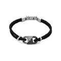 Armani EGS3171040 Double Braided Leather Bracelet