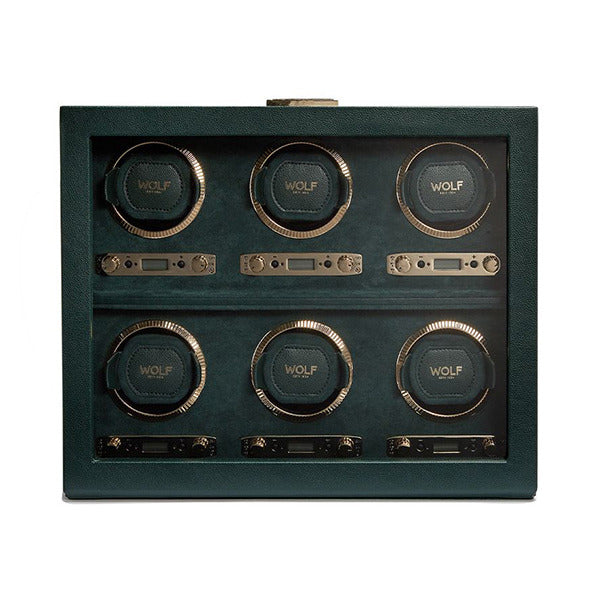 Official Import Wolf 1834 792441 British Racing 6-cylinder Universal Watch Winder