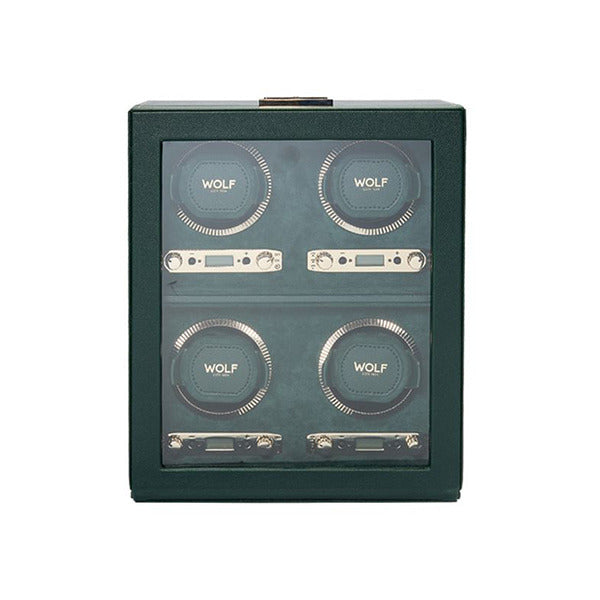 Official Import Wolf1834 793041 British Racing 4-cylinder Universal Watch Winder